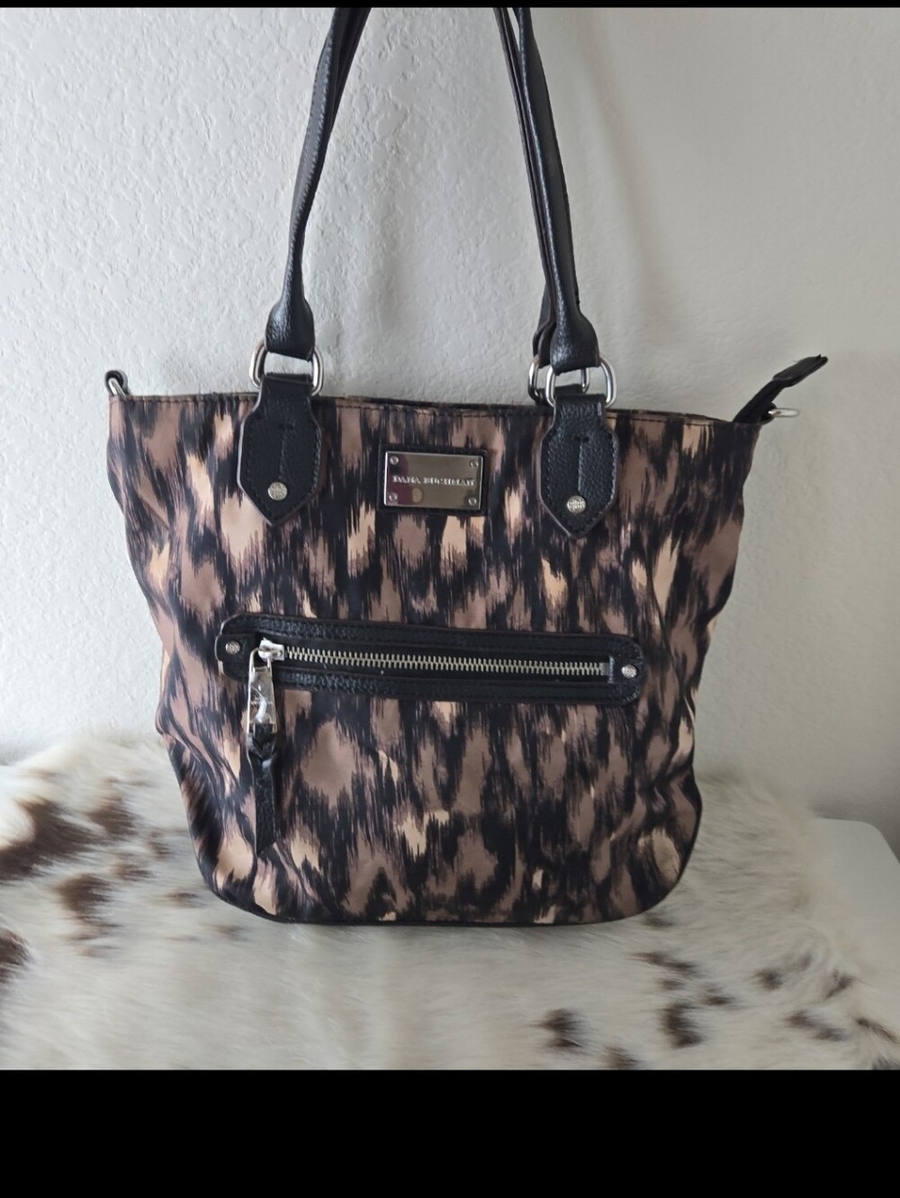 Dana Buchman Purse Leopard Print